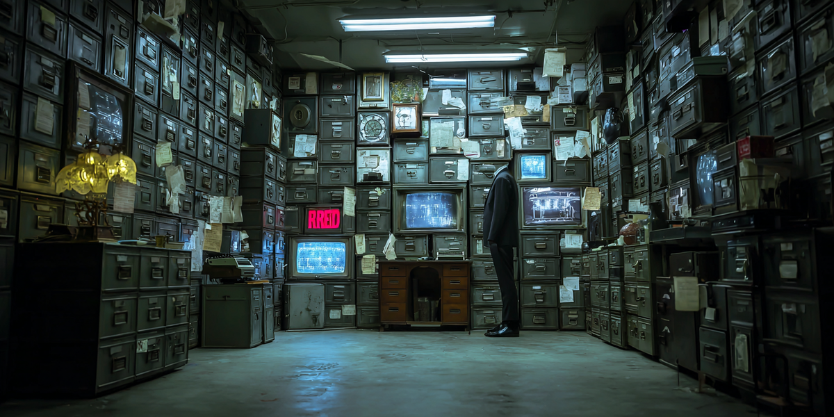 Redacted: Archives of distortion  in the fiction of P.K.D. and le Carré