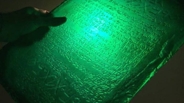 The Emerald Tablet ~ An alchemical artifact reconsidered