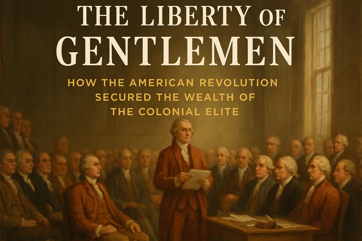 The Liberty of Gentlemen: How the American revolution secured the wealth of the colonial elite...