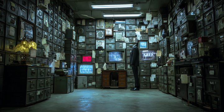 Redacted: Archives of distortion  in the fiction of P.K.D. and le Carré