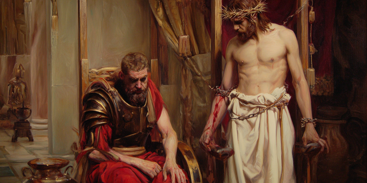 Pilate passes judgement... A brief glance at the Johannine sketch...